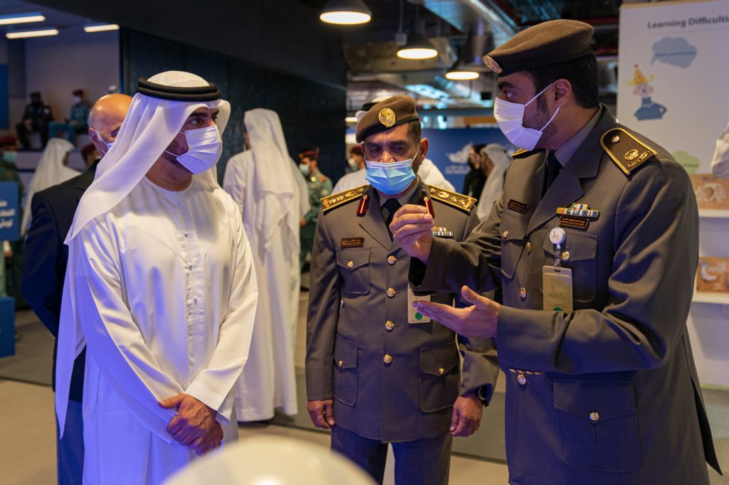 Abdullah bin Salem Al Qasimi visits the innovative platform of Identity, Citizenship, Customs and Ports Security in Sharjah