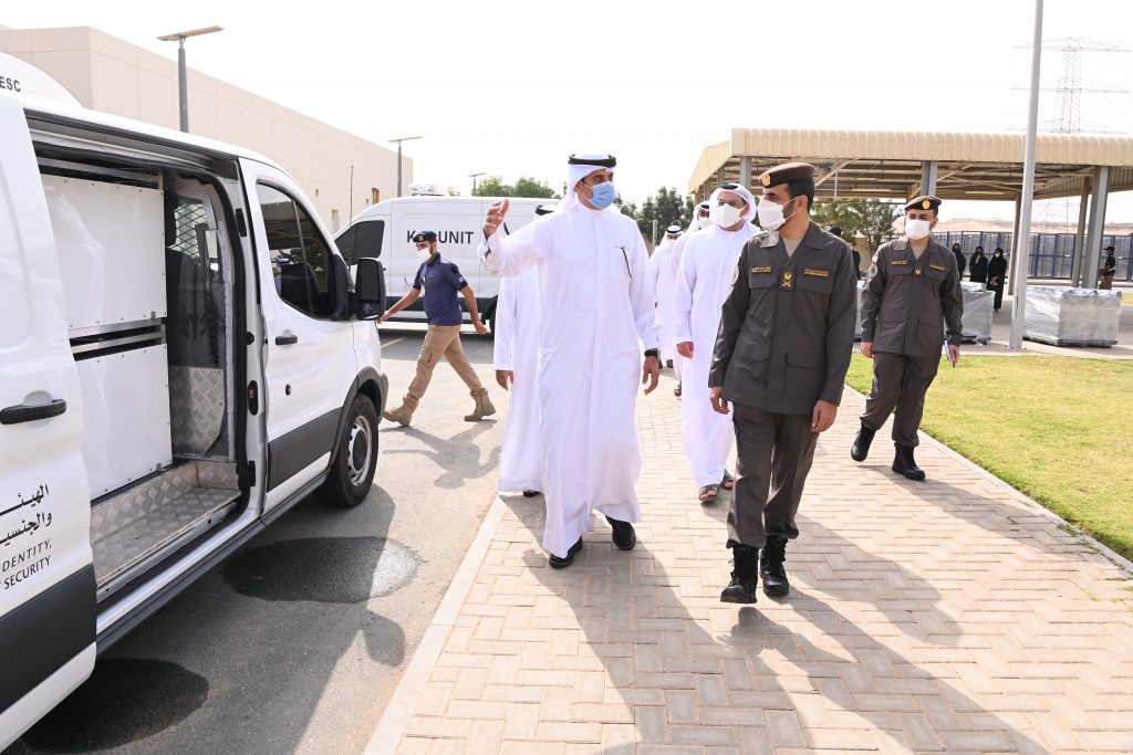 Acting Director General of the Authority inspects the building of the Customs Inspection Unit in Umm Al Quwain