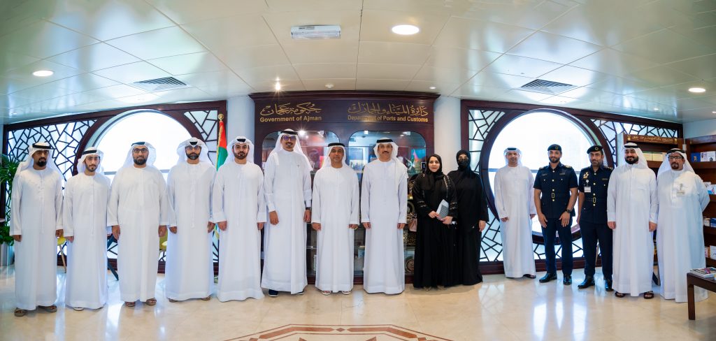 “Identity and Citizenship” and “Ajman Customs” held talks on linking systems and securing ports