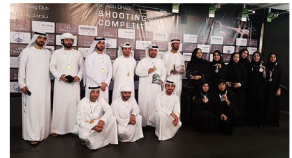 ICA’s Men Team Wins the First Place of the “9th Abu Dhabi Shooting Competition”