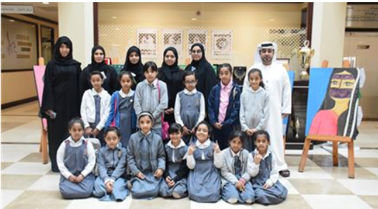 Student delegations participate in the Innovation Exhibition in Ras Al Khaimah Center