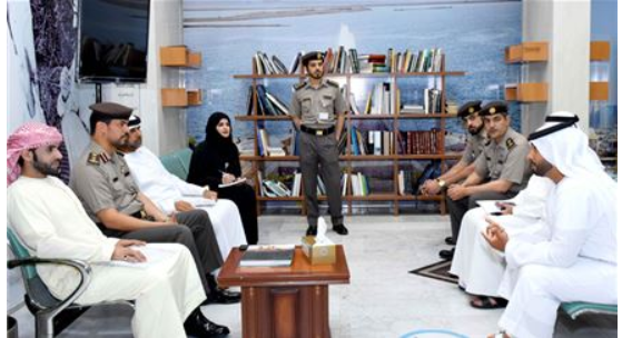 Director of “ Abu Dhabi Nationality Department” checks out the services provided to the Customers