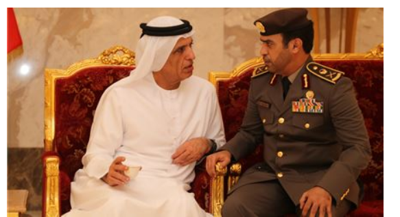 Saud bin Saqr Al Qasimi Receives Ramadan Well-Wishers of RAK-GDRFA