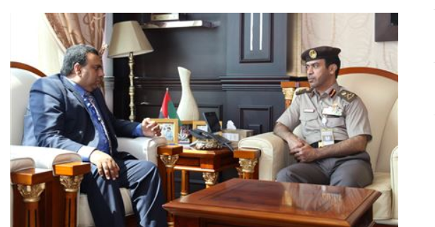 Major General Al Nuaimi receives the Consul General of Bangladesh