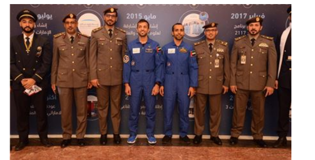 ICA Participates in receiving Hazza Al Mansoori at the Presidential Airport in Abu Dhabi
