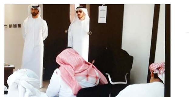 د. عايض الحارثي يتفقد امتحانات أكاديمية الإمارات للهوية والجنسية