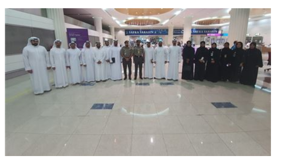 Students of the Emirates Identity and Citizenship Academy Visit Dubai International Airport
