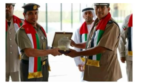The Land Ports Department, chaired by Lieut. Col. Al-Rashidi, shares the joys of the Omanis on the 49th National Day