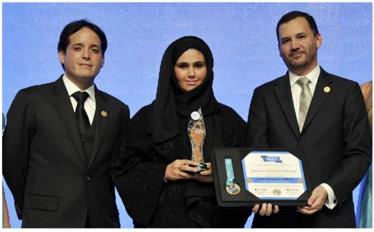 Emirates ID wins the World Confederation of Business Award 2013