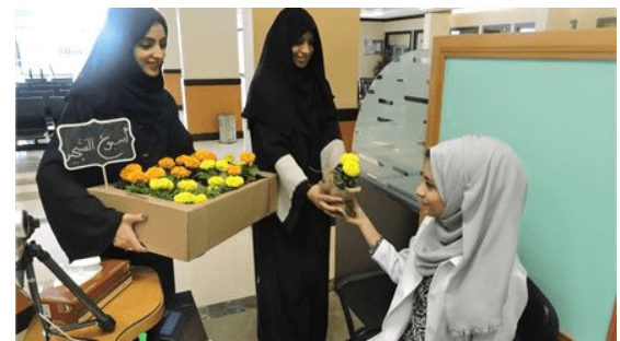 Customer Happiness Center at Al Ain organizes an activity for its employees in celebrating the 37th Tree Plantation Week