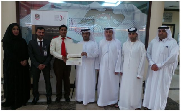 Emirates ID Honors a driver for his integrity
