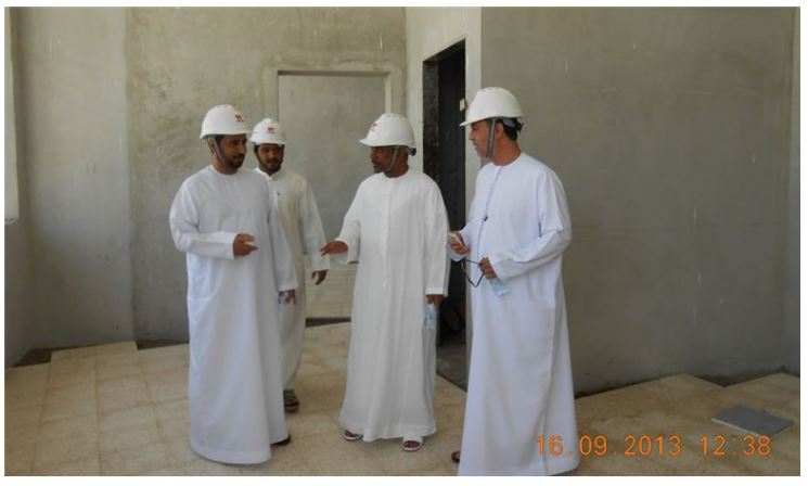 A Delegation from Emirates ID Inspects its New Headquarters Project