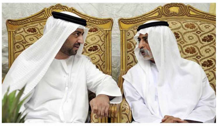 Saif bin Zayed and Nahyan bin Mubarak Offer Condolences to Emirates ID Director General