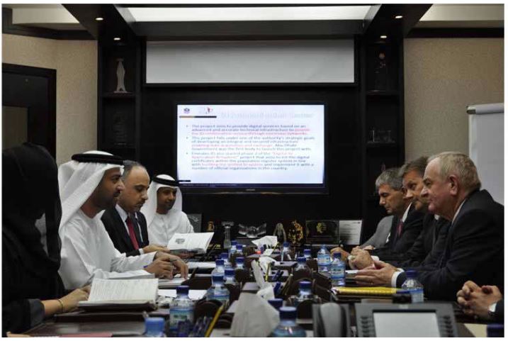 Emirates ID discusses developing its management standards with a senior delegation from “British Standards”