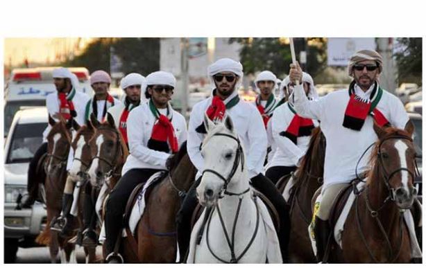 Ras Al Khaimah Center organizes procession for knights in observance of National Day