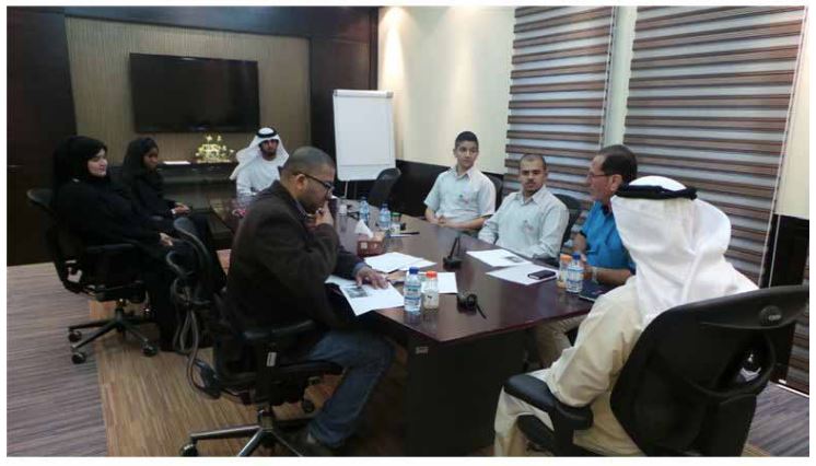 Umm Al Quwain Center Receives a Delegation from Al Amal School and kindergarten for the Deaf