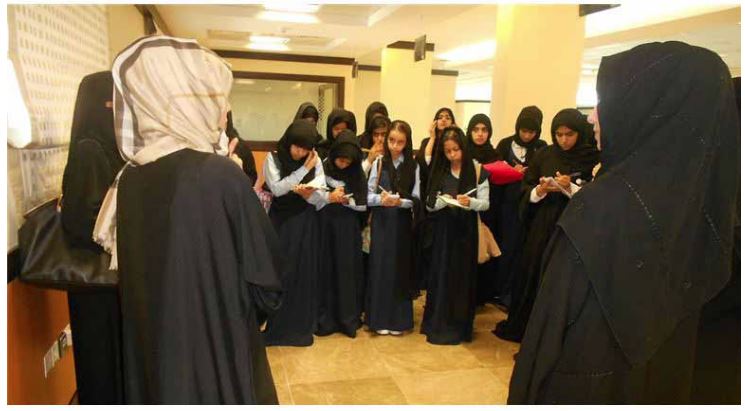Al Ain Service Center Receives Al Foua Female School Delegation