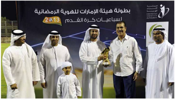 Dr. Al Khouri Names “Union” Champion of “Emirates ID Football Sevens”