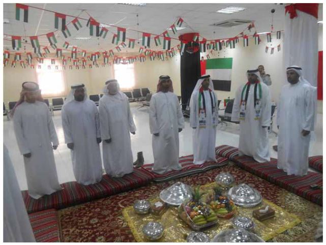 Al Dhaid Center organizes a gala lunch and honors Al Hisn Kindergarten children marking the UAE National Day