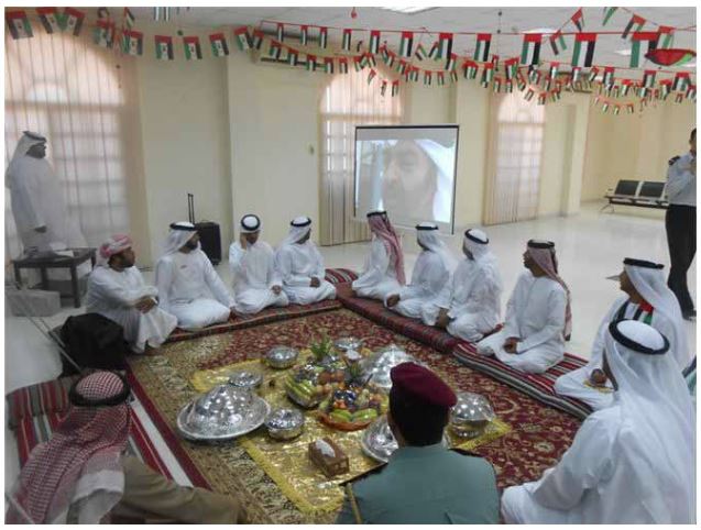 Al Dhaid Center organizes a gala lunch and honors Al Hisn Kindergarten children marking the UAE National Day