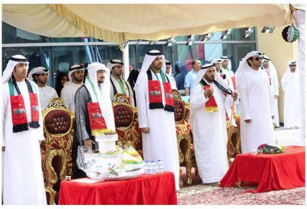 مركز الوحدة للتسجيل يحتفي باليوم الوطني الـ41