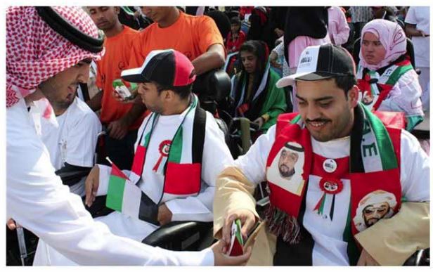 أسرة “مركز مصفح” تحتفي باليوم الوطني في “زايد الإنسانية” و”روضة الأمل”