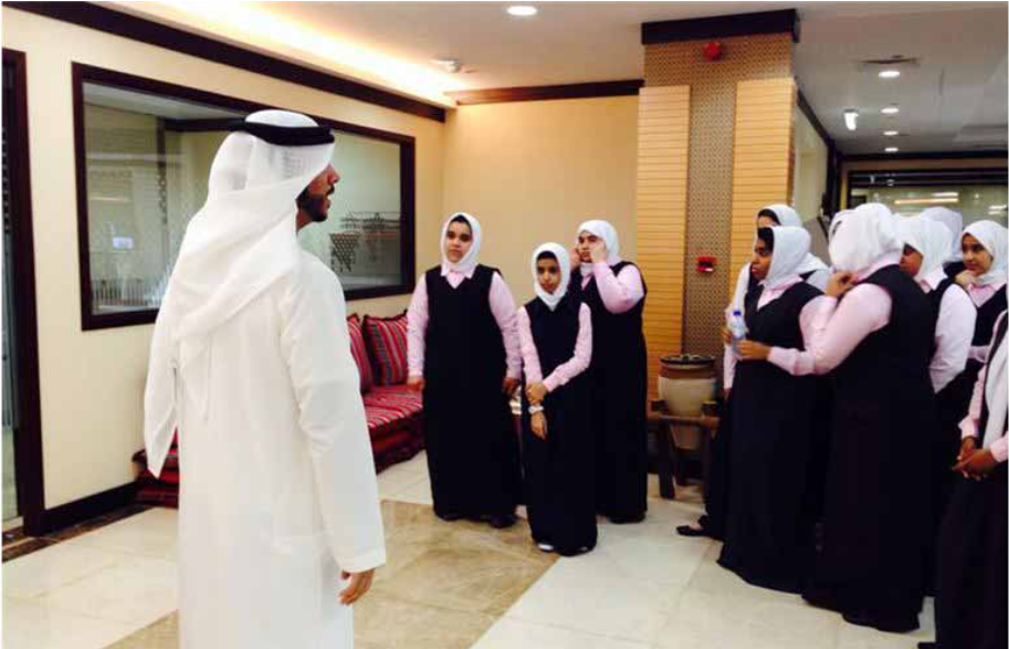 Al Fujairah Receives Students from Al Ebtihaj School