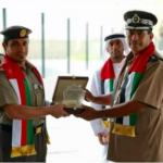 The Land Ports Department, chaired by Lieut. Col. Al-Rashidi, shares the joys of the Omanis on the 49th National Day-thumb