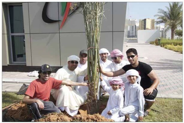 Fujairah Registration Center plants “Union Tree”