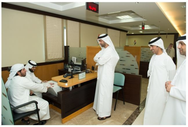 Emirates ID Director General inspects Ajman Registration Center