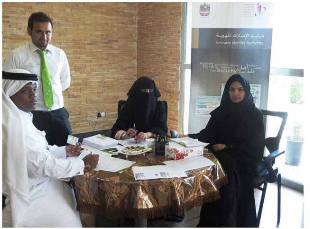 Ras Al Khaimah Registration Center receives Etisalat’s “My Number My Identity” campaign employees