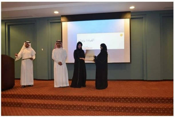 Ajman registration center employees participate in a leadership and management lecture