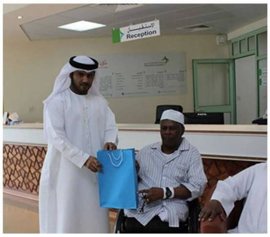 Employees from Al Barsha and Karama centers visit the elderly center