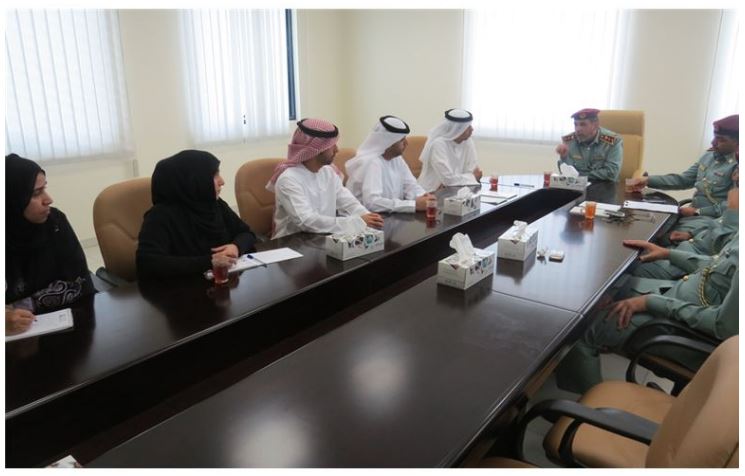 Delegation from Fujairah Center visits emirate’s Vehicles and Drivers Licensing Department