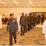 Saud bin Saqr Al Qasimi Receives Ramadan Well-Wishers of RAK-GDRFA-thumb