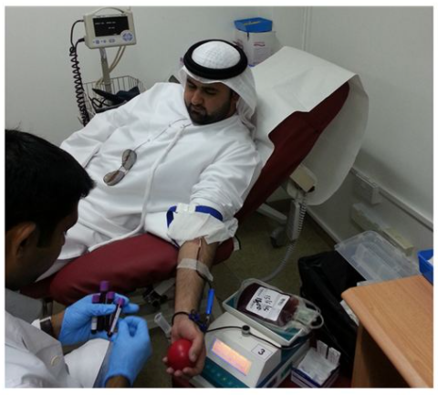 Al Rashidiya Registration Center Organizes Blood Donation Campaign
