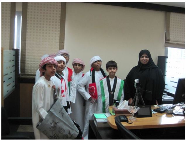 Fujairah Center receives a student delegation from Al Aqed Al Fareed School