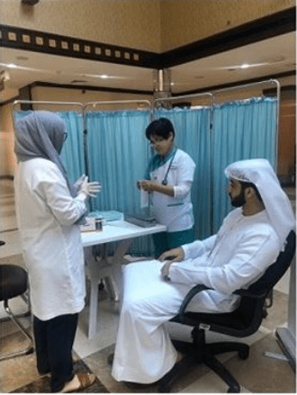 Al Rashidiya Center organizes a Medical Initiative for its Employees and Customers ×