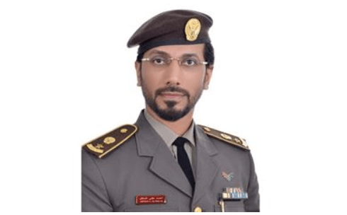 Major General Al Rashidi receives copy of PhD thesis in Management completed by Lt. Col. Ahmed Al Dalal