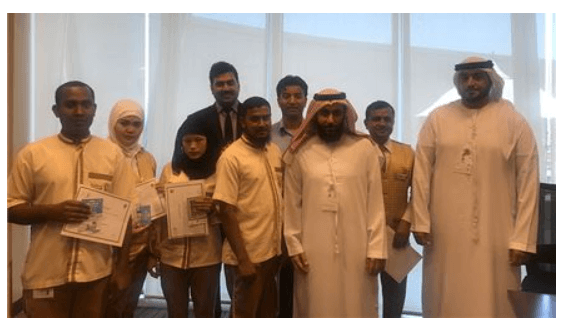 Customer Happiness Center in Khalifa City Honors its staff in World Labor Day