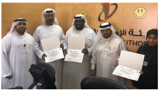 Muhaisnah Customer Happiness Center honors its distinguished employees for the first quarter of 2018