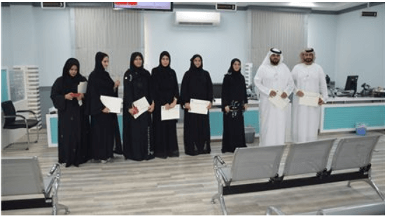 Al Dhaid Customer Happiness Center honors its outstanding employees for the first quarter of 2018