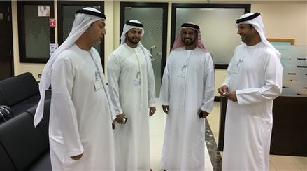 Director of Customer Happiness Centers Operations Sector checks Work in “Al-Wahda Customer Happiness Center”