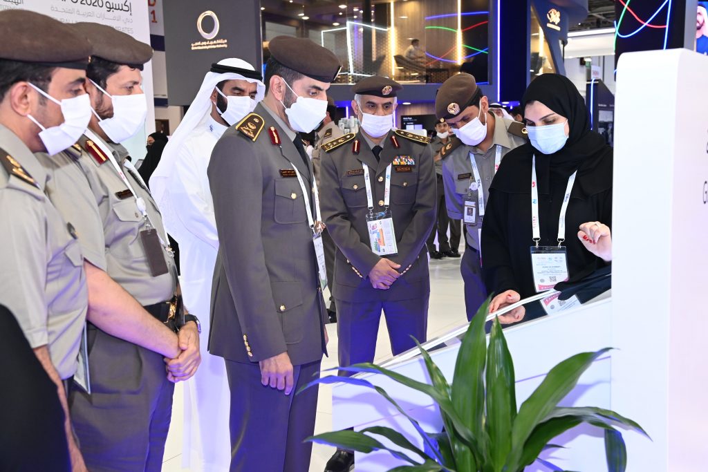 The Acting Director General pays a visit to Dubai GITEX 2021