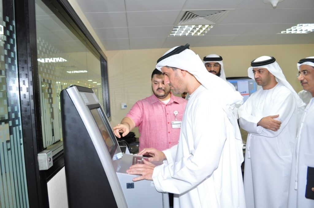 “Self-service machines” at Emirates Identity Authority:  Lower time… Higher productivity