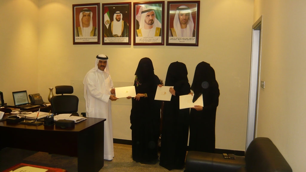 Three distinguished women employees honored at Ras Al Khaimah Registration Center