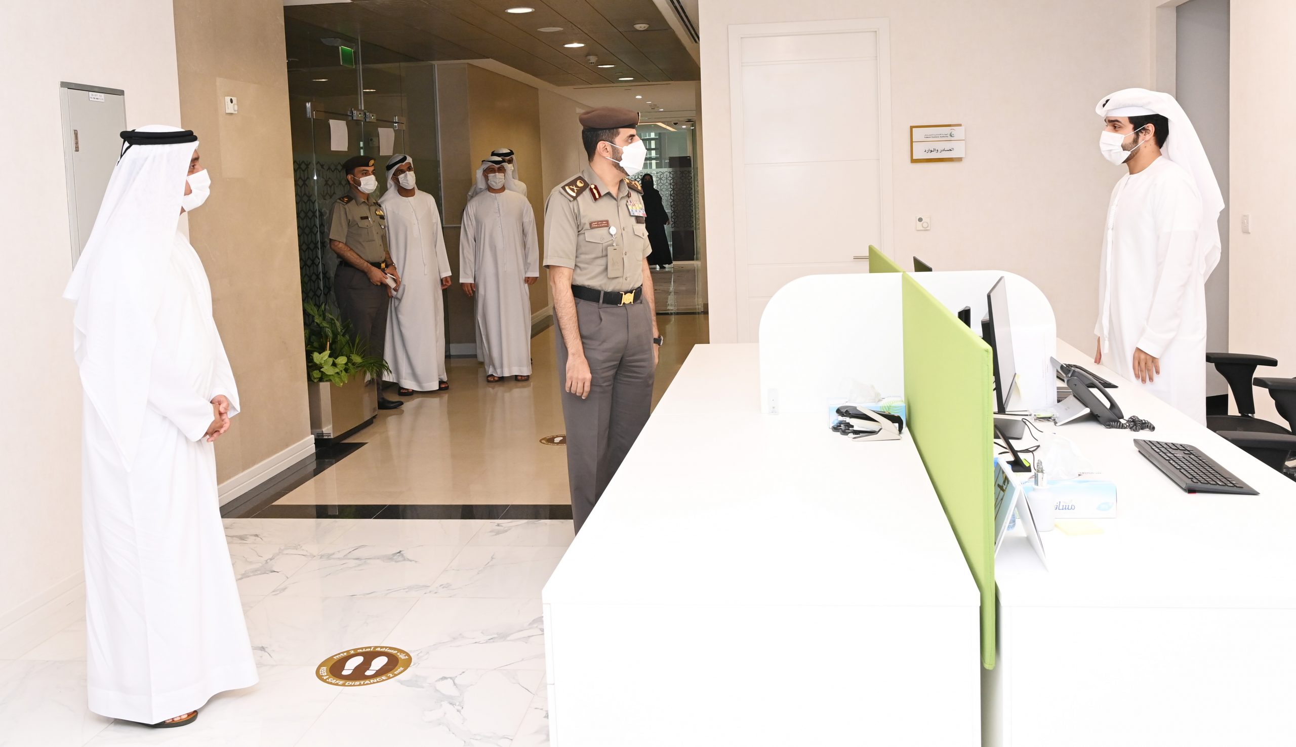 مدير عام الهيئة بالإنابة يتفقد سير العمل في قطاع الجمارك