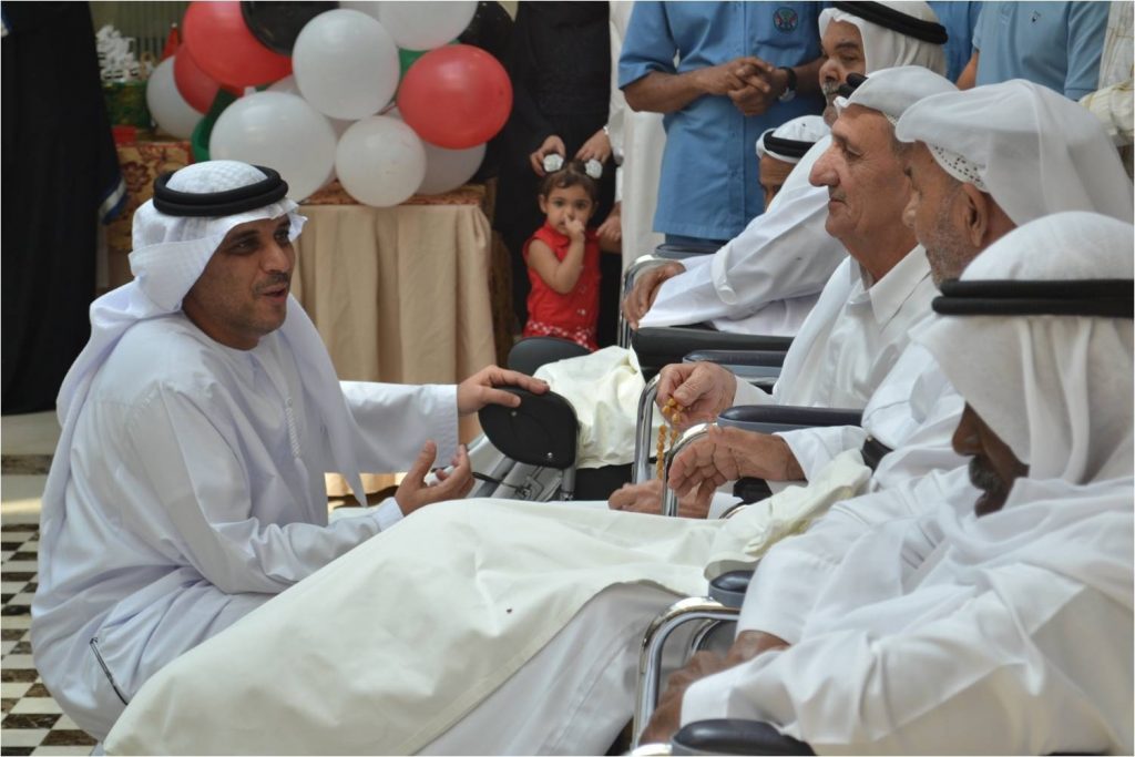Sharjah Registration Center organizes 40th National Day Operetta to residents of “Old People House”