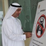 Sharjah Registration Center’s employees and customers sign “I Pledge” to stop using mobile phone while driving-thumb