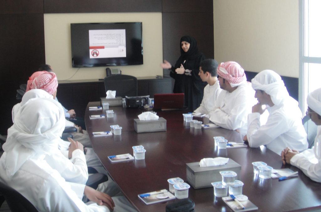 Student delegations visit Ras Al Khaimah Registration Center